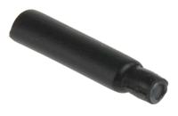 416-00000-pec-31-po-x-bk HellermannTyton Adhesive Lined End Cap, Black 3mm Sleeve Dia. x 20mm Length 3:1 Ratio, PEC Series