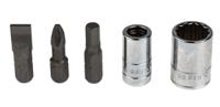 rlnano112 Facom 27-Piece Metric 1/4 in Standard Socket/Bit Set with Ratchet, 12 point