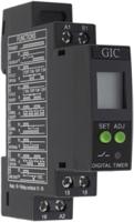 v0ddts GIC DIN Rail Mount Timer Relay, 24 → 240V ac/dc, 1-Contact, 0.1 s → 999h, SPDT