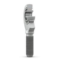 sa-10-c SKF SA M10 Male Steel Rod End, 10mm Bore, 30mm Long, Metric Thread Standard, Male Connection Gender