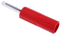 103-7637 RS PRO Red Male Banana Plug, 4 mm Connector, Solder Termination, 10A, 50V, Silver Plating
