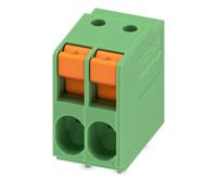 1017503 Phoenix Contact TDPT 2.5/ 2-SP-5.08 Series PCB Terminal Block, 2-Contact, 5.08mm Pitch, Through Hole Mount, 1-Row,