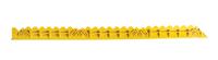 551m0003yl Notrax Yellow Edge Protector Strip Nitrile Rubber Bevels, Ribbed Finish 101cm x 6cm x 19mm