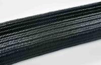 170-41000-hegpa6610-pa66-bk HellermannTyton Expandable Braided Nylon 66 Black Cable Sleeve, 10mm Diameter, 100m Length, Helagaine HEGP Series