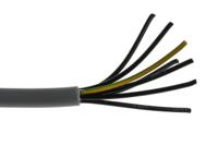 827-4296 RS PRO OLFLEX CLASSIC 110 Control Cable, 7 Cores 0.75 mm² 18 AWG, Unscreened, 50 m, Grey Polyvinyl Chloride Sheath