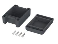 00162124 Bopla Bocube Alu Series Graphite Grey Aluminium General Purpose Enclosure, IP66, IP68, IP69, IK09, Graphite Grey Lid,
