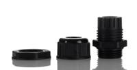 1427ncgm20b Hammond 1427NCG Series Black Nylon Cable Gland, M20 Thread, 6mm min., 12mm max., IP68