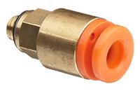 kq2h07-35a SMC KQ2 Series Straight Threaded Adaptor, NPT 1/4 Male to Push In 1/4 in, Threaded-to-Tube Connection Style