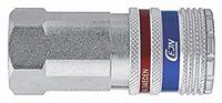 103202204 CEJN Brass, Steel Female Pneumatic Quick Connect Coupling, G 3/8 Female Threaded