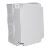 chdx6-329 CAMDENBOSS X6 Series Grey ABS General Purpose Enclosure, IP67, IK08, Grey Lid, 175x125x75mm