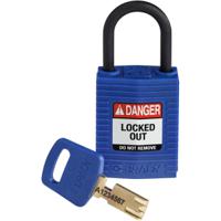 150183 Brady LOTO-100 Key Weatherproof Nylon, Plastic Padlock, 4.72mm Shackle, 32.00mm Body