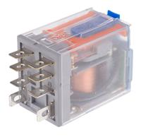 c7-t21x-dc-24-v Releco PCB Mount Power Relay, 24V dc Coil, 6A Switching Current, DPDT