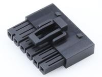 2159131006 Molex 215913 Series Horizontal Press Fit PCB Header, 6 Contact(s), 4.2 mm Pitch, 1 Row, Shrouded