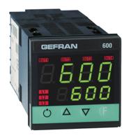 600-r-r-r-r-1 Gefran 600 PID Temperature Controller, 48 x 48 (1/16 DIN)mm, 4 Output Relay, 100 V ac, 240 V ac Supply Voltage ON/OFF