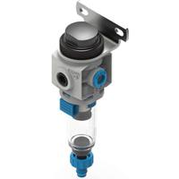 ms2-lf-qs6-c-p-m-b Festo MS2 series 5μm QS-6 1bar to 10 bar Filter 250L/min max with Manual drain