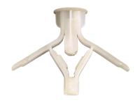 177-7050 RS PRO Nylon Spring Toggle Cavity Fixing, 10mm fixing hole diameter