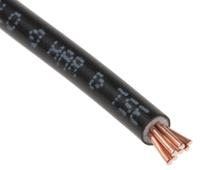 836-0870 RS PRO Black 2.5mm² Hook Up Wire, 14 AWG, 7/0.67 mm, 100m, PVC Insulation