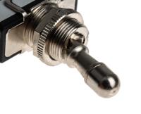 631h2-2v APEM Toggle Switch, Panel Mount, On-Off, SPST, Tab Terminal