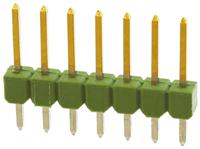 826629-7 TE Connectivity AMPMODU MOD II Series Straight Through Hole Pin Header, 7 Contact(s), 2.54 mm Pitch, 1 Row, Unshrouded