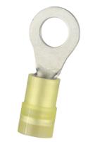 270-7630 RS PRO Insulated Crimp Ring Terminal, M6 Stud Size, 4mm² to 6mm² Wire Size, Yellow