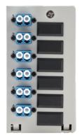 172-7329 RS PRO Din Rail Demarcation BoxSeries, 6 Port LC, Single Mode Demarcation Box