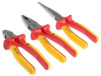 161-158 RS PRO 3-Piece Plier Set, 260 mm Overall