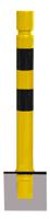 204-1814 RS PRO Black, Yellow Shape Memory Industrial Post 80mm 80mm