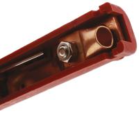bu-102bk-2 Mueller Electric Crocodile Clip, Copper Contact, 300A, Red