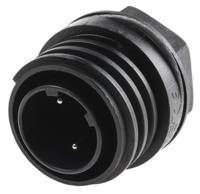 px093102p Bulgin Circular Connector, 2 Contacts, Panel, Standard Connector, Plug, Male, IP68, Buccaneer 900 Series