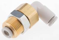 kq2le04-00a SMC Pneumatic Bulkhead Threaded-to-Tube Adapter, Push In 4 mm, M12 x 1 Male BSPPx4mm
