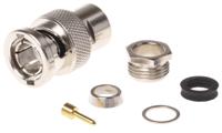 j01002a0609 Telegartner, Plug Cable Mount BNC Connector, 75Ω, Clamp Termination, Straight Body