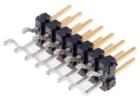 tsm-107-01-l-dh Samtec TSM Series Right Angle Surface Pin Header, 14 Contact(s), 2.54 mm Pitch, 2 Row, Unshrouded