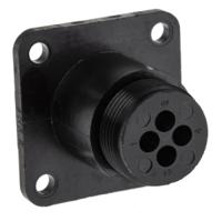 206061-1 TE Connectivity Circular Connector, 4 Contacts, Panel, Standard Connector, Socket, Male, CPC Series
