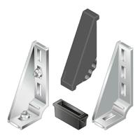 3842551602 Bosch Rexroth M6 Foundation Bracket, Connecting Component, Strut Profile 30 mm, Groove Size 8mm