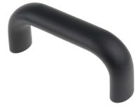 237-441 RS PRO Black Aluminium Handle 53 mm Height, 26mm Width, 129mm Length