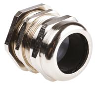 c5240000r SIB SIB-TEC Series Metallic Nickel Plated Brass Cable Gland, M40 Thread, 15mm min., 27mm max., IP68