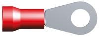 52291 TE Connectivity, PLASTI-GRIP Insulated Ring Terminal, M8 Stud Size, 6.6mm² to 10.5mm² Wire Size, Red