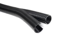 166-11803-hg-dc21-pa6-bk HellermannTyton Double Slit Corrugate Conduit, 21mm Nominal Diameter, Polyamide 6, Black