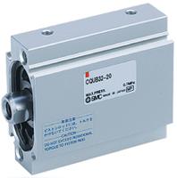cqub32-10 SMC Pneumatic Compact Cylinder - 32 mm Bore, 10 mm CQU Series, Double Acting Acting
