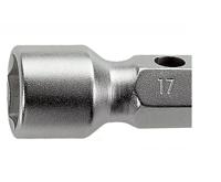 9718x19 Facom Hex Socket Wrench, 18 x 19 mm Tip, 170 mm Overall