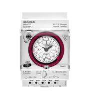 022800011 Grasslin Analogue DIN Rail Time Switch 110 → 230 V ac, 1-Channel