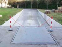 204-1767 RS PRO Red & White Steel Barrier Post