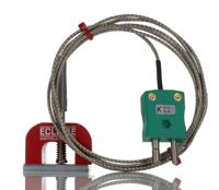 252-2459 RS PRO Type K Horseshoe Magnet Thermocouple 1.5m Length, → +250°C