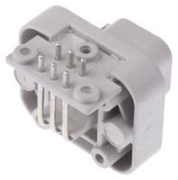 dt13-6p Deutsch, DT13 Automotive Connector Panel Mount, Through Hole 6 Way, Solder Termination DT13-6P