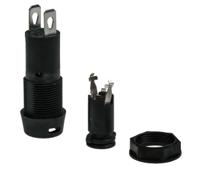 31010010 Schurter 16A Panel Mount Fuse Holder for 5 x 20mm Fuse, 1P, 250V ac