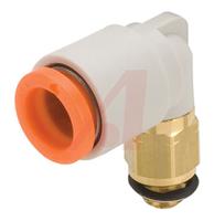 kq2l01-32n SMC KQ2 Series Elbow Threaded Adaptor, UNF 10-32 Male, Threaded Connection Style
