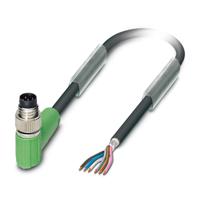 1522367 Phoenix Contact Male 6 way M8 to Unterminated Sensor Actuator Cable, 5 m