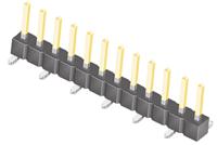 tsm-112-02-l-sv Samtec TSM Series Straight Surface Pin Header, 12 Contact(s), 2.54 mm Pitch, 1 Row, Unshrouded