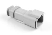 atm04-4p-sr01gy Amphenol Industrial, ATM Automotive Connector Socket Grey Cable Mount 4 Way, Crimp Termination ATM04-4P-SR01GY