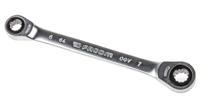 646x7 Facom 64 Series Ratchet Ring Spanner, 6mm, Metric, Double Ended, 115 mm Overall